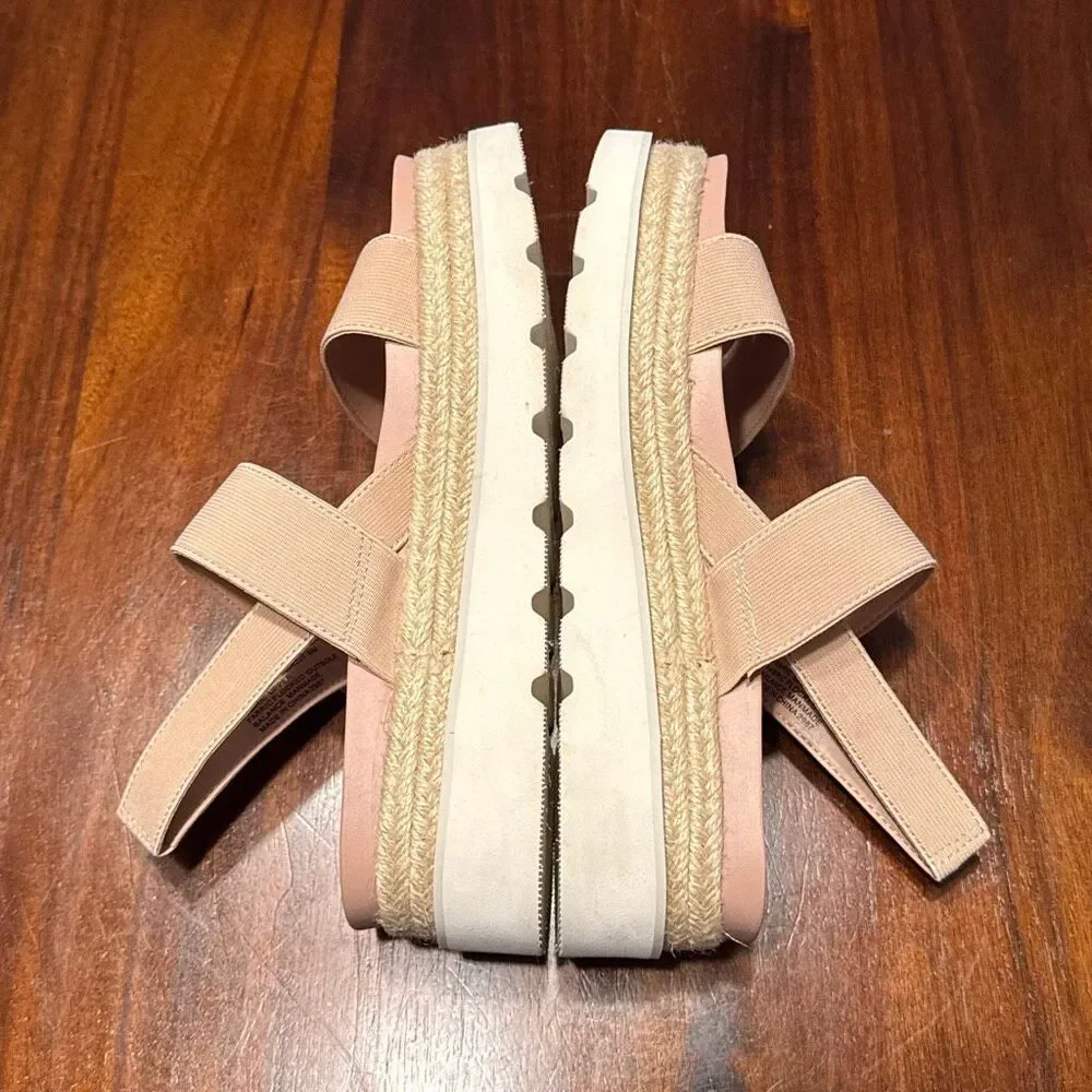 Madden Girl Marcy Platform Chunky Light Pink Sandals Women’s US 8M - Picture 7 of 8